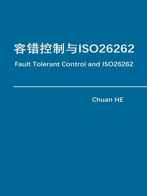 cover image of Fault Tolerant Control and ISO26262
